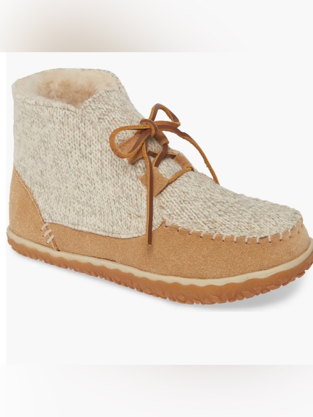 Minnetonka Torrey Faux Fur lined Ankle Bootie